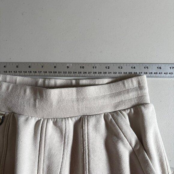 Alo Yoga Highline Cargo Pants Sweatpants - Women's Size M - Cream - Picture 9 of 10